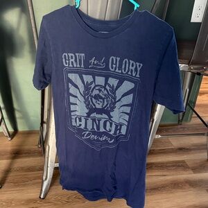 Cinch Navy Graphic 'Grit and Glory' Short Sleeve Tee